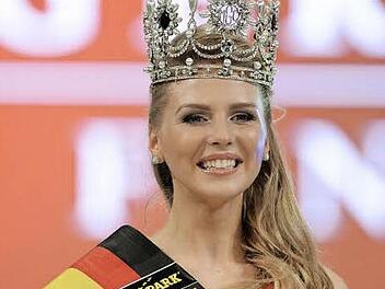 Die Miss Germany Olga Hoffmann. Foto: Uwe Anspach/dpa