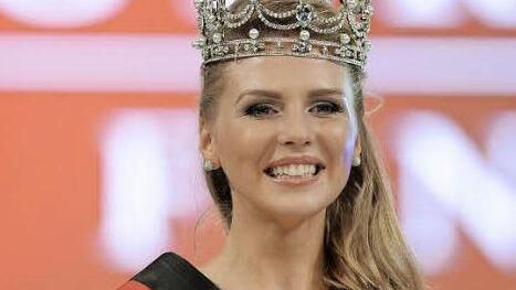 Die Miss Germany Olga Hoffmann. Foto: Uwe Anspach/dpa