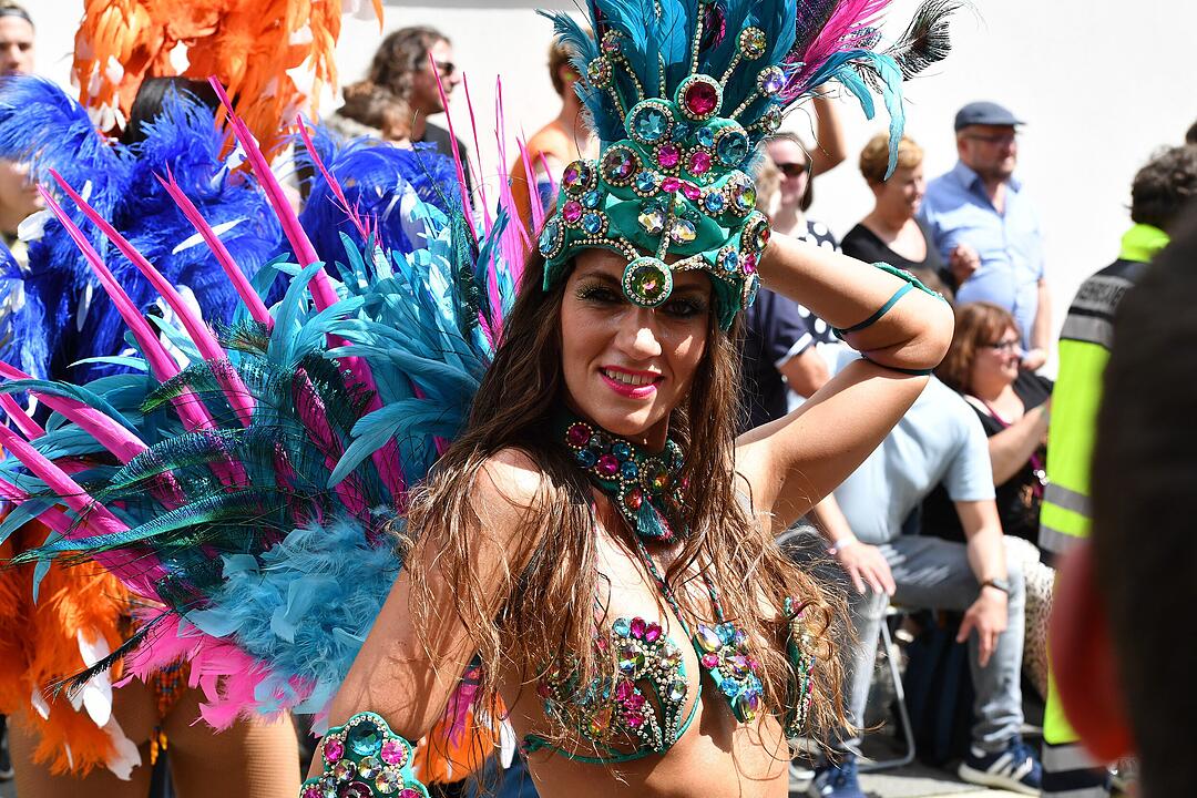 Umzug beim Samba-Festival in Coburg