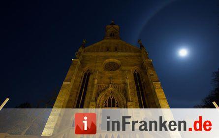 Supermond mit Halo