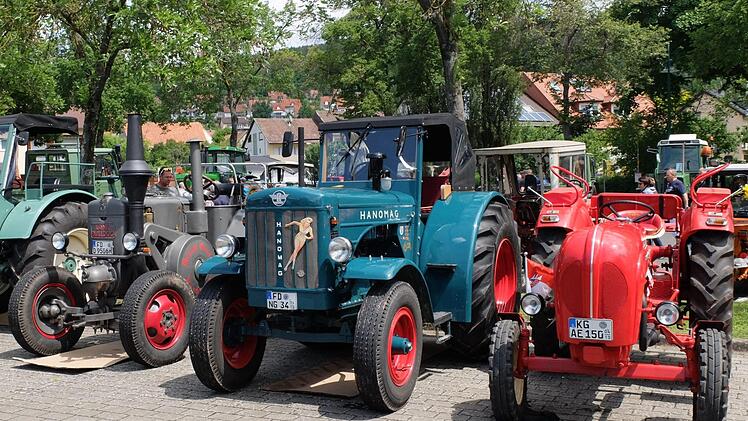 Traktortreffen in Bad Bocklet. Foto: Björn Hein