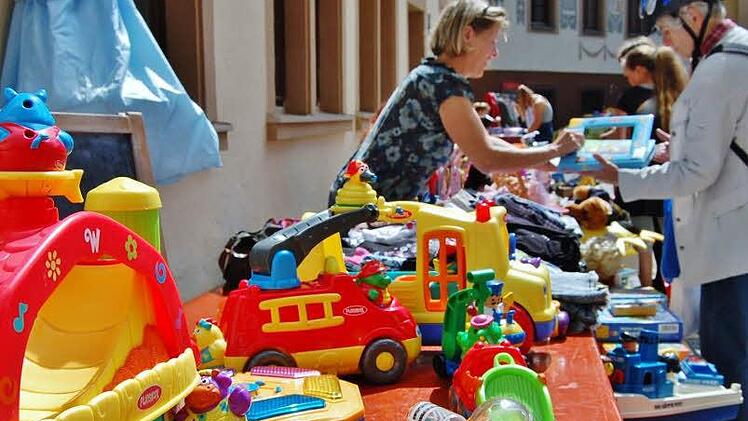 Kinder-Flohmarkt 2016 in Bad Kissingen. Foto: Sigismund von Dobschütz