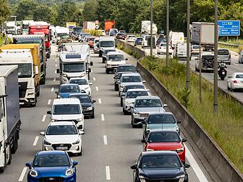 Staus auf Autobahnen