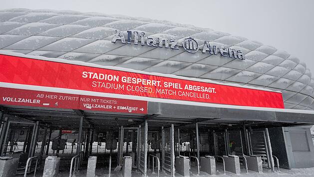 Wintereinbruch in Süddeutschland - München