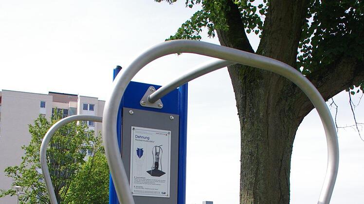 Eindrücke vom Mehrgenerationen-Spielplatz am Kronacher Kreuzberg. Foto: Marco Meißner