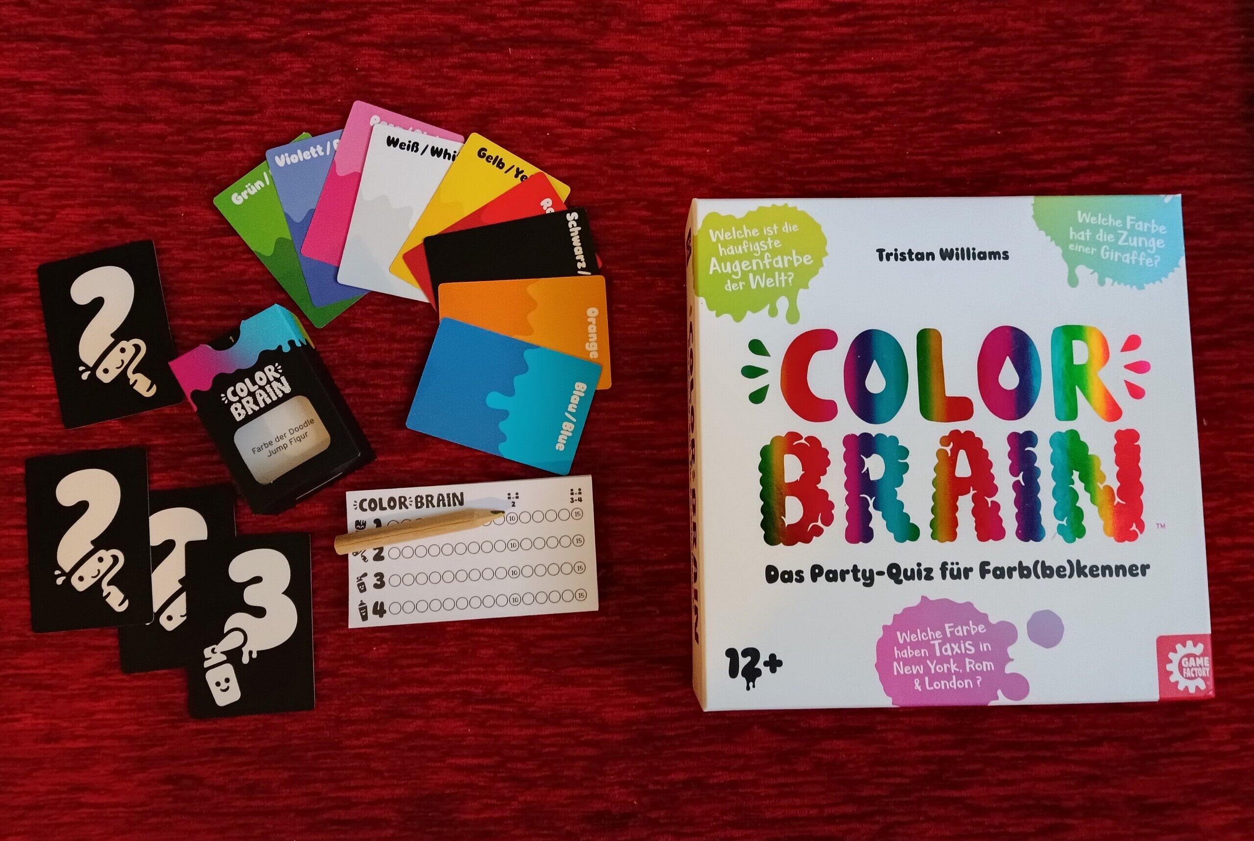 SpieleTest "Color Brain" Schon mal mit Farben geantwortet? So