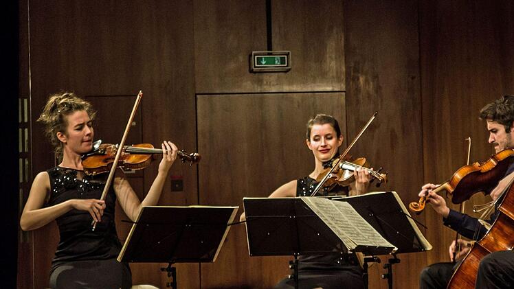 Gelunges Coburg-Debüt: Impressionen vom Gastspiel des Aris Quartetts im Coburger KongresshausFoto: Jochen Berger