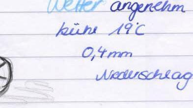 Emilias Dokumentation Foto: Katharina W&uuml;stefeld