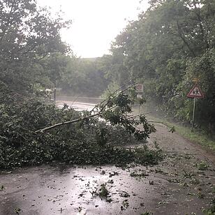 Bamberg: Unwetter hinterlassen massive Schäden