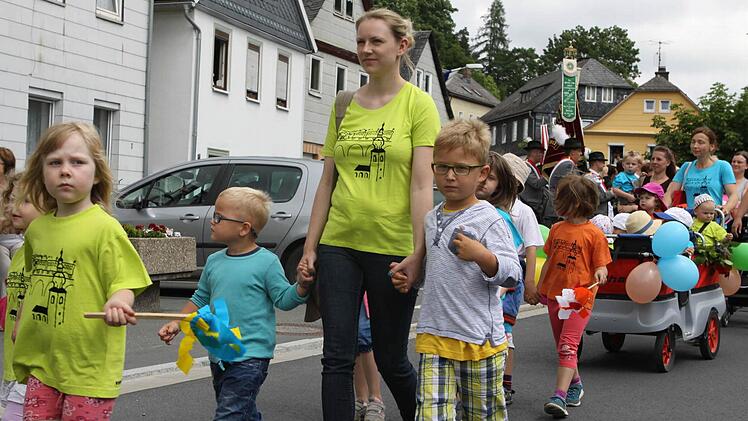 Impressionen vom Kinderfestumzug  Foto: Michael Wunder