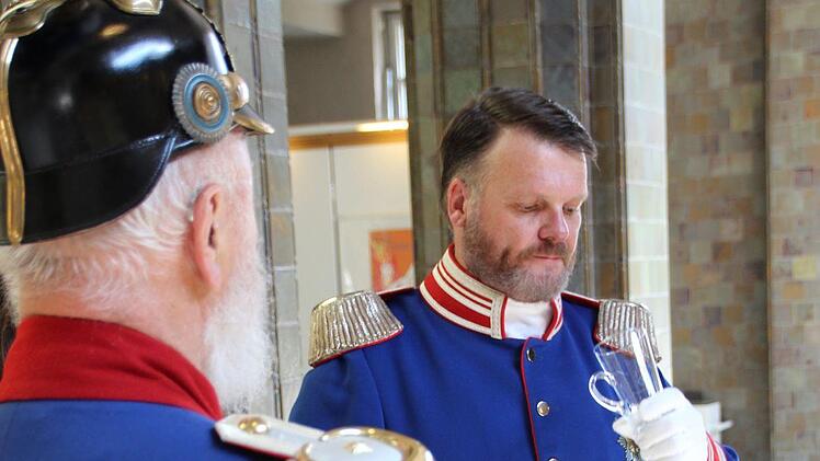 Blindverkostung mit Bad Kissinger Heilwassern. Foto: Benedikt Borst