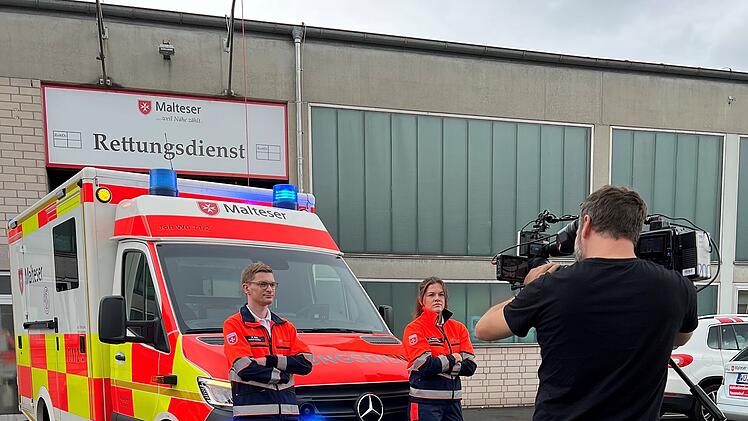 Würzburger Malteser am Dienstag bei Sat.1 - Rettungssanitäter bei Einsätzen begleitet