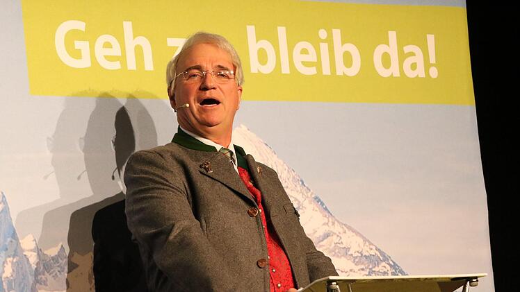 Seine Paraderolle: Wolfgang Krebs unwiderstehlich als Edmund Stoiber.