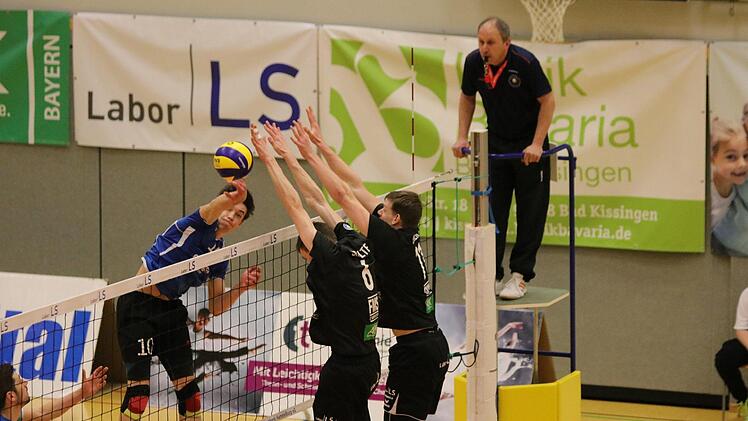 Impressionen aus der Saaletalhalle vom 3:0-Sieg der Hammelburg Volleys über Mainz.Jens Feistel