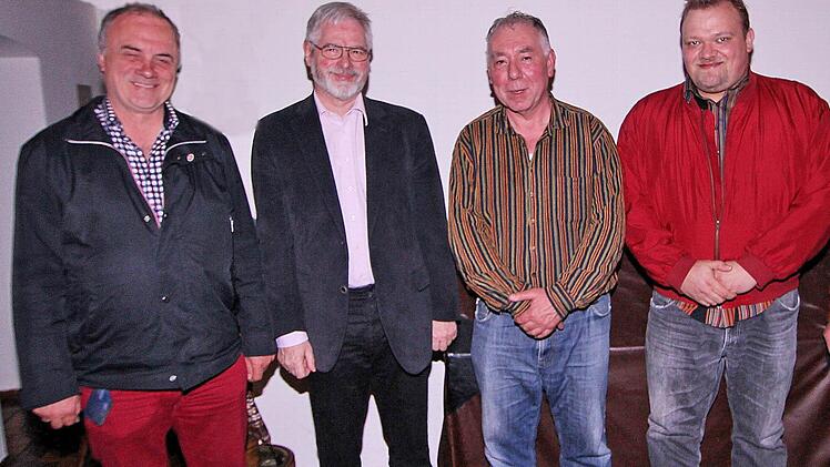 Vorstandsmitglieder: Rudolf Friehs, Bernd Eckert, Wolfram Graeber, Ralf Müller und Alfred Dahinten vom Verein der Freunde des Oberen Tores.