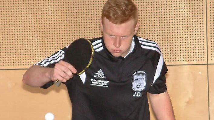 Bei den Jungen setzte sich Jonas Dietrich vom FC Wacker Haig durch. Fotos: Hans Franz