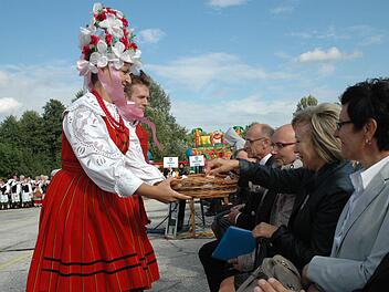 Im September 2014 hatte eine Delegation des Landkreises Haßberge bereits den polnischen Landkreis Klobuck besucht und dabei ein polnisches Erntedankfest erlebt. Wunderbar.Landratsamt Haßberge/Archiv