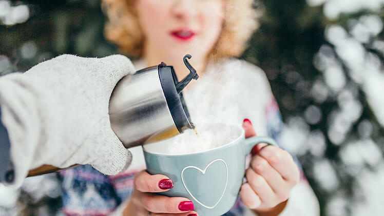 Glühwein, Thermoskanne, Weihnachten