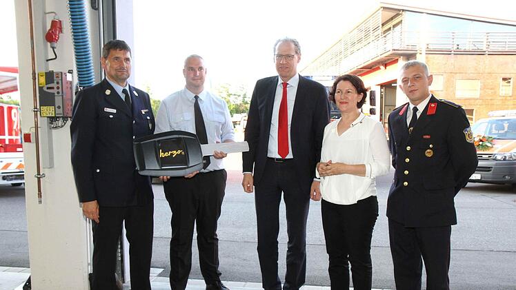 Kommandant Rainer Weber, 2. Kdt. Michael Schöpp, German Hacker, Marija Milhaljevic, Kommandant Milan Brkljaca