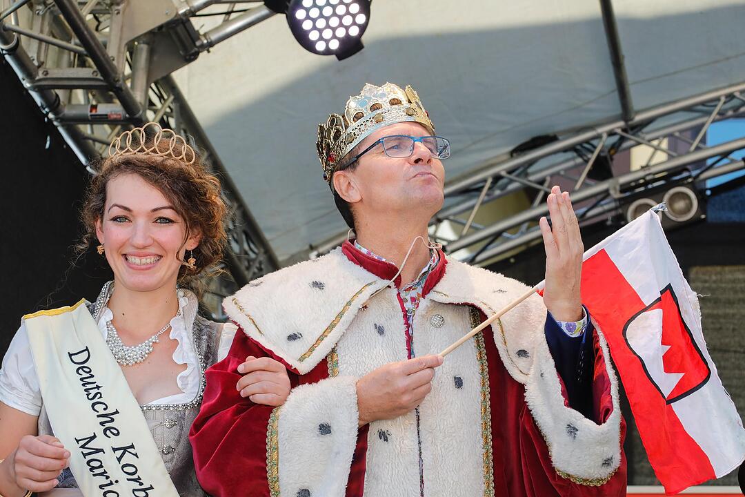 Korbmarkt in Lichtenfels am Samstag
