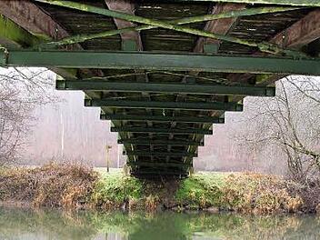 Könnte zum 1. November geschlossen sein: Der Neue Reitersteg (Altenburger Steg) in Bad Kissingen an der Oberen Saline. Foto: Archiv/Ralf Ruppert