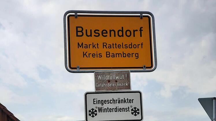Schwarzes Kreuz im Markt Rattelsdorf