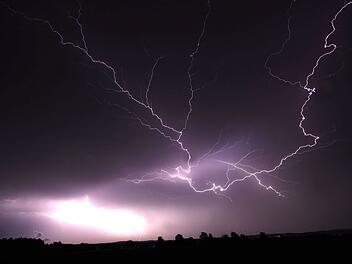 Aktuelle Unwetterwarnungen in Franken
