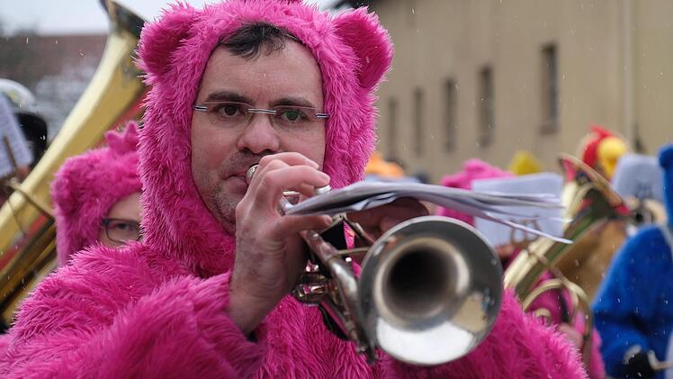 Beim Faschingsumzug der  Untererthaler Karnevals-Gesellschaft (UKG). Gerd Schaar