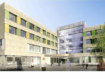Noch existiert es nur auf Plänen und Zeichnungen, das neue Klinikum in Lichtenfels. Bald beginnen die Bauarbeiten. Foto: Architekturbüro