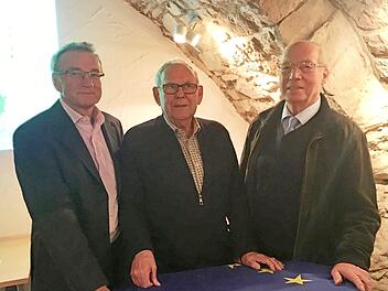 Die drei Referenten (von links): Reinhard Schaupp, Edgar Hirt und Dieter Galm.  Foto: Fabian Hamak