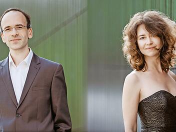 Anna Zassimova und Christophe Sirodeau konzertieren am 18. und 19. August im Innenhof des Marktplatzes 10.