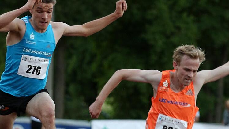 Theo Schell (l.) knackte die Norm für die U23-DM, Bernhard Weinländer hatte mit schweren Beinen zu kämpfen