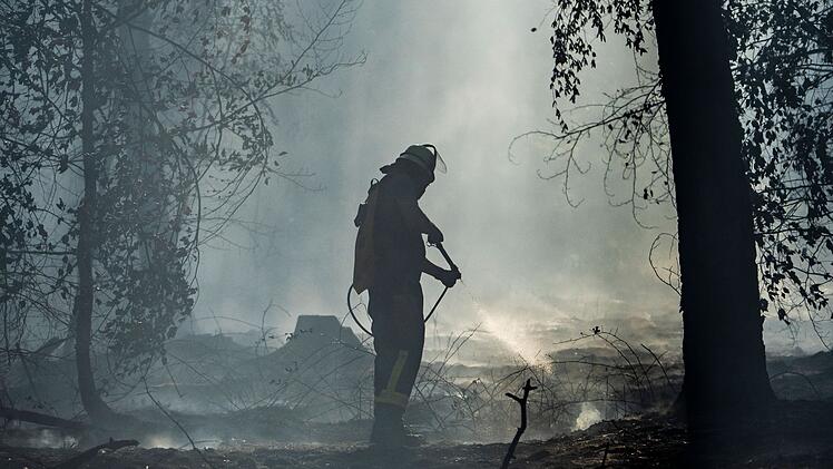 Waldbrand in Hessen