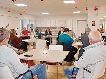 Bamberger Bürgermeister zum Gespräch in der Wunderburg - "gut besucht"