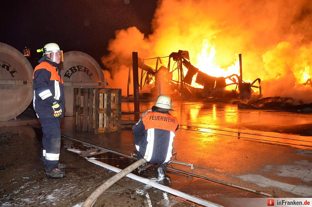 Brand im Sägewerk Untererthal