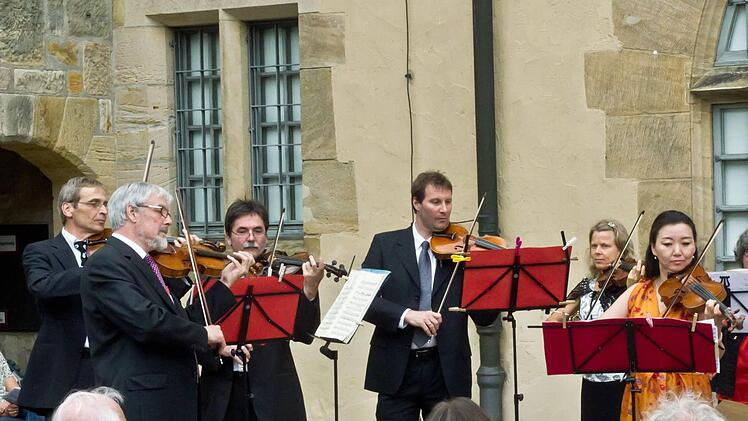 Impressionen von der Serenade mit dem Collegium musicum auf der Veste CoburgFoto: Jochen Berger