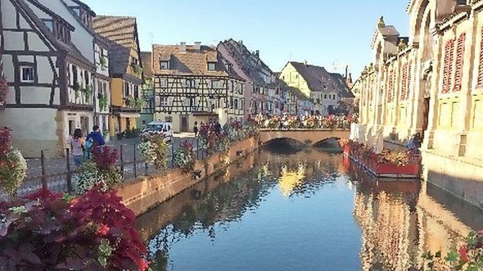 Kleinvenedig in Colmar begeisterte die Reisegruppe.