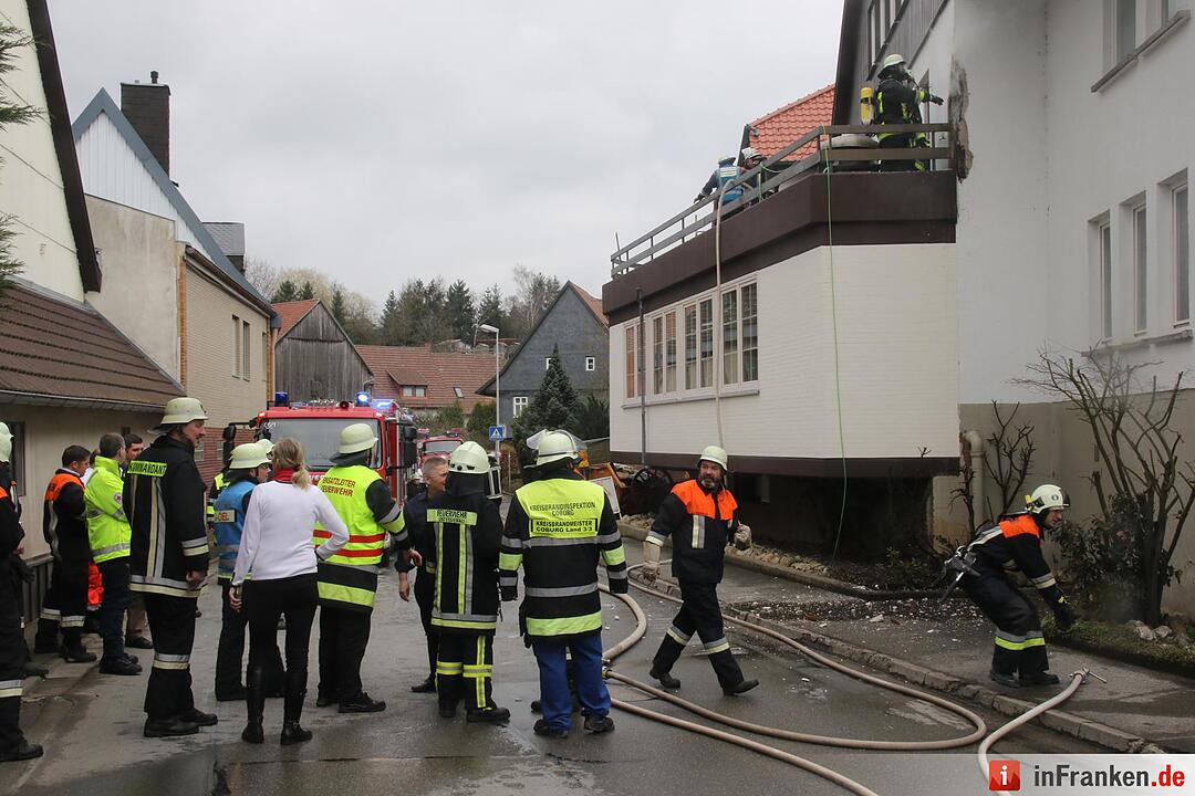 Schwelbrand in Gasthof in Großheirath