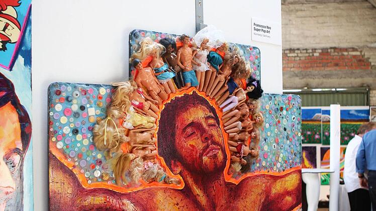 Impressionen von der ersten Auflage der Kunstmesse "Umschlagplatz Coburg"Foto: Jochen Berger