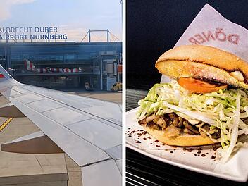 Flughafen Nürnberg: Airline bietet ab sofort Döner an Bord an