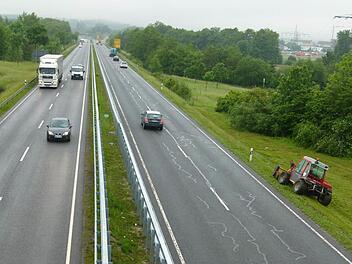 Staus auf dem Nordring der B 4 sind während der viermonatigen Bauzeit programmiert.Foto: Lothar Weidner