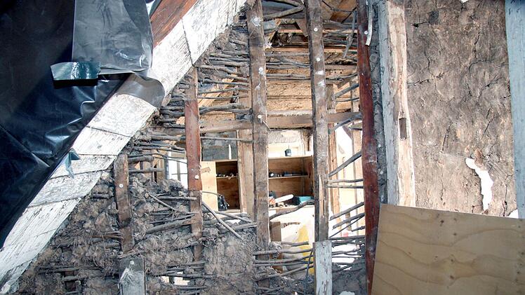 Die Zwischenwände im ObergeschossRichard Sänger