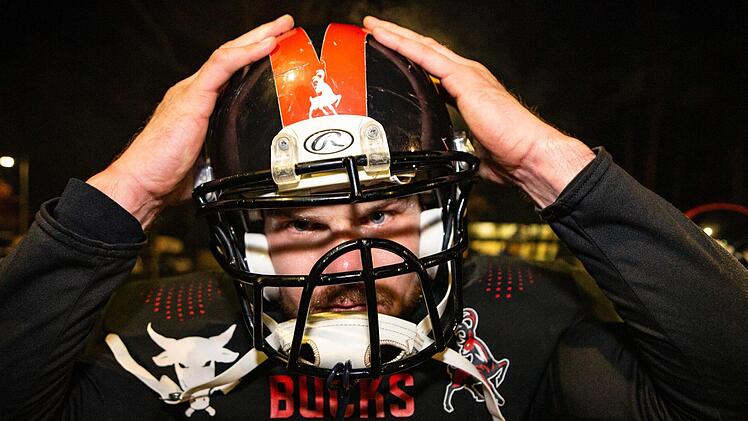 Entschlossen:  Sportreporter Sven D&ouml;rr freut sich auf die Herausforderung beim Football-Bayernligisten.