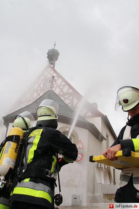 Feuerwehr Hollfeld Großübung