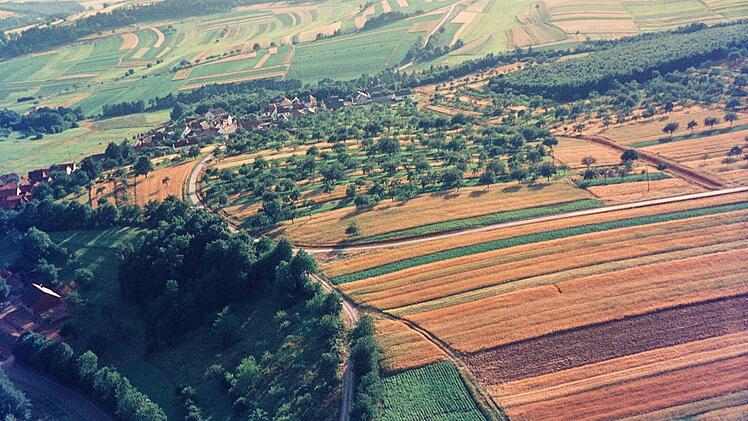 Vor der Flurbereinigung. Ewald Kiesel