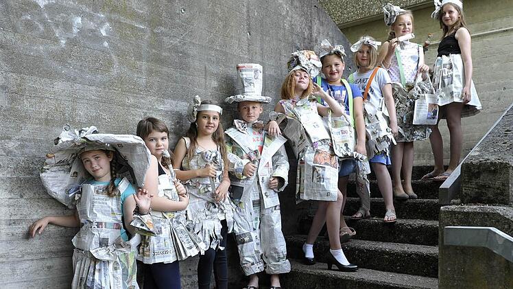 Der 1. Platz geht an die Klasse 4a der Grundschule Priesendorf-Lisberg.Foto: Ronald Rinklef
