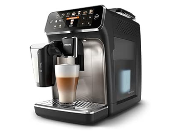 Der Allesk&ouml;nner: 14 Getr&auml;nke, LatteGo-Milchsystem und Nutzerprofile machen die Philips 5400 ideal f&uuml;r Familien. Anspruchsvolle Kaffeefans kommen voll auf ihre Kosten.