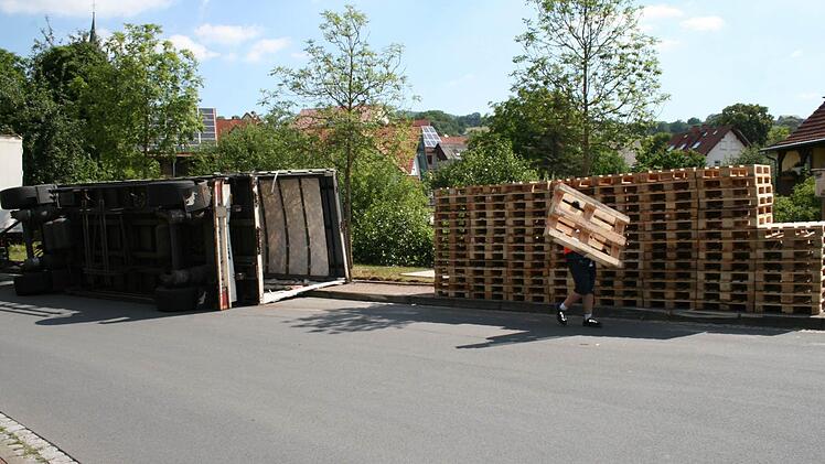 Unfall in Geroda. Foto: Gabriele Sell