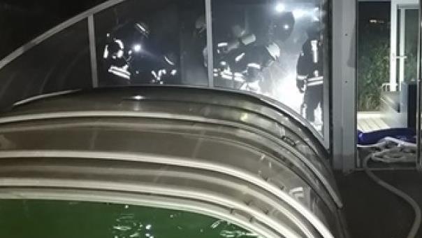 Einsatz im Poolbereich  Foto: sae