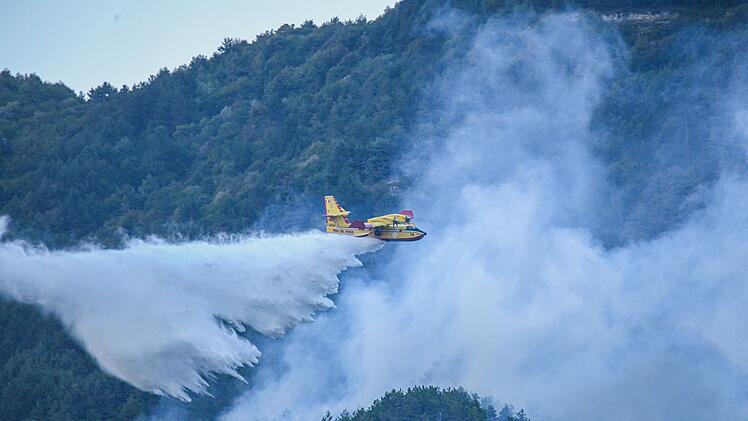 Waldbrand am Gardasee